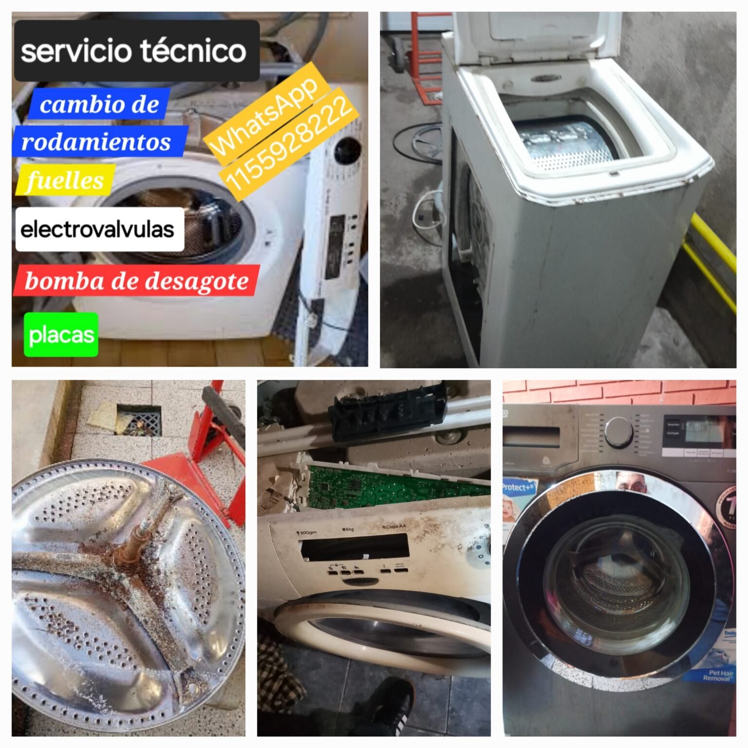 Servicio técnico Lavarropas, hela