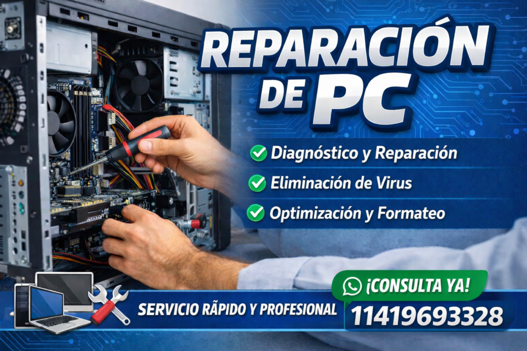 Servicio Técnico PC a domicilio –