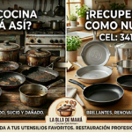 La olla de mamá ..restauración..limpieza y renovación de utensilios de cocina