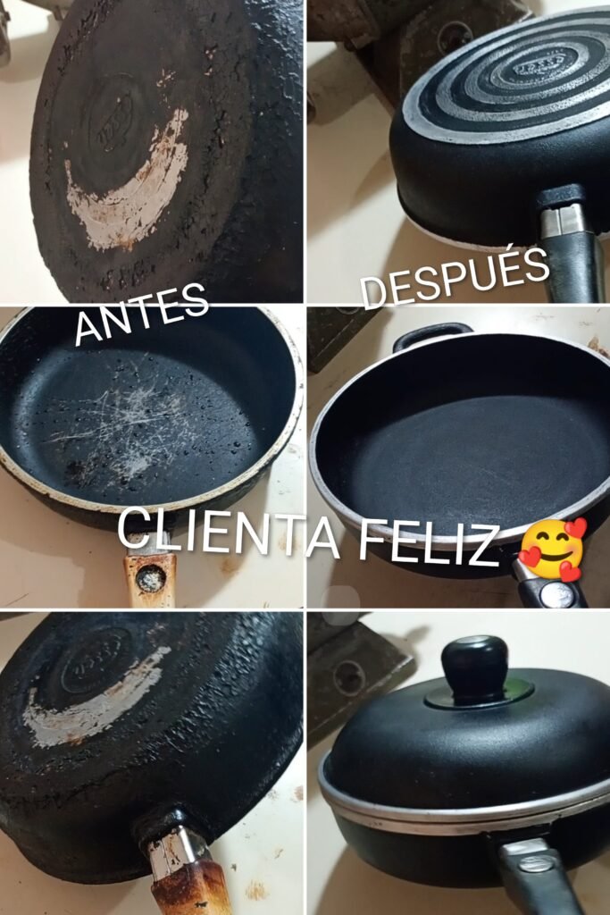 La olla de mamá ..restauración..limpieza y renovación de utensilios de cocina