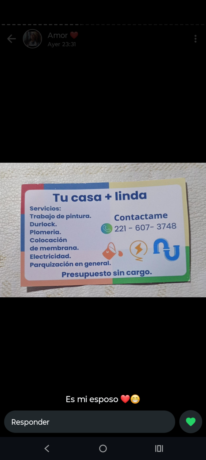 Electricista,plomería, pintura