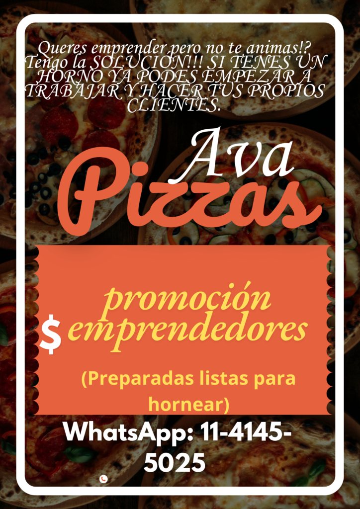 Variedad de pizzas envasadas al vacío