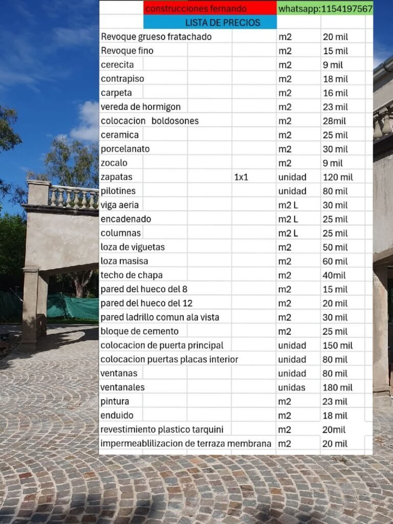 Albañileria refacion reparacion r
