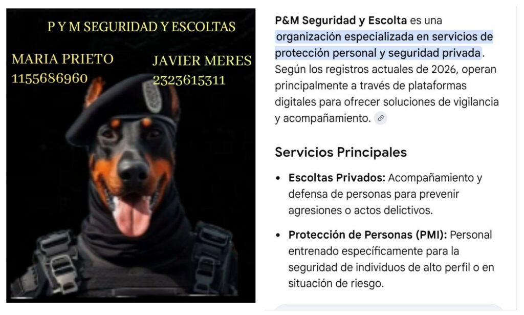 P Y M SEGURIDAD & y ESCOLTAS