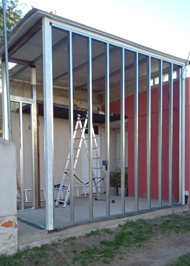 Construccion en seco, Steel frami