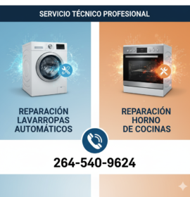 Servicio Lavarropas Automáticos y Mantenimiento General