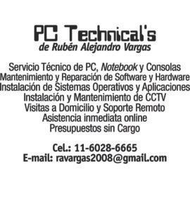 servicio tecnico de pc, notebook y consolas