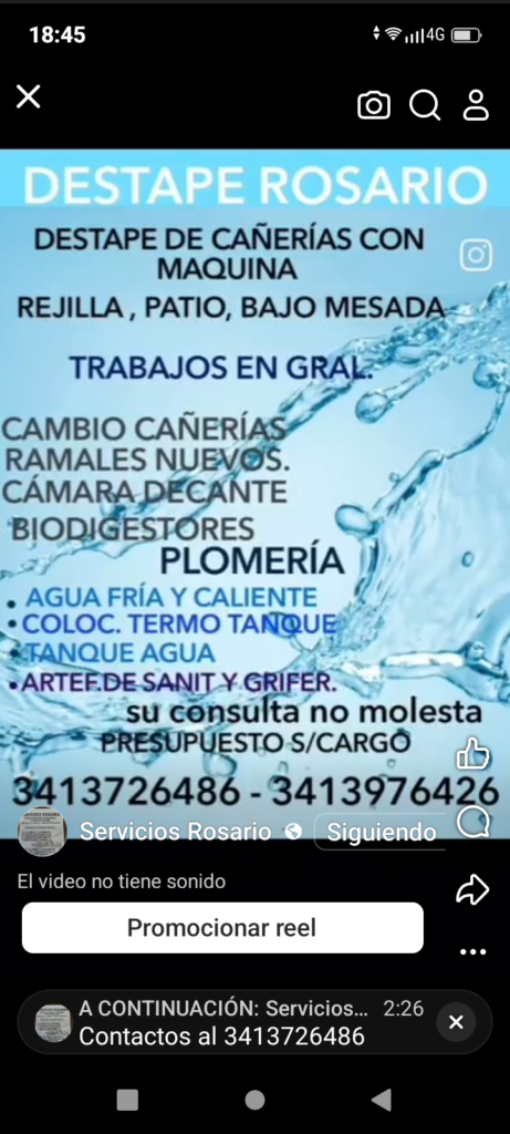 Cloaquista y plomero