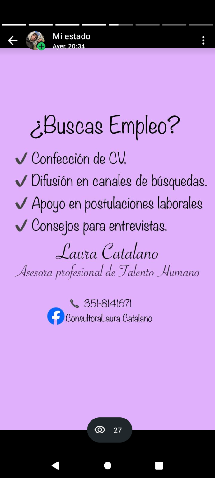 Diseño de CV y asesoramiento