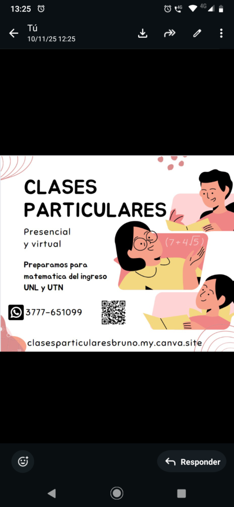 Profesor particular de matemática