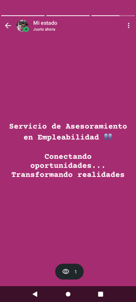 Diseño de CV y asesoramiento