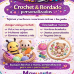 Crochet y bordado (personalizados)
