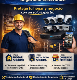 Soluciones en electricidad y seguridad electrónica