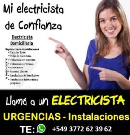 Servicio de electricidad domiciliaria