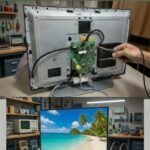 Arreglos de TV y electrónica, e Instalaciones eléctricas domiciliarias