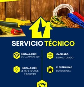 Electricidad domiciliaria en general,cableado extructurado de redes o cámaras, mantenimiento en gral del hogar