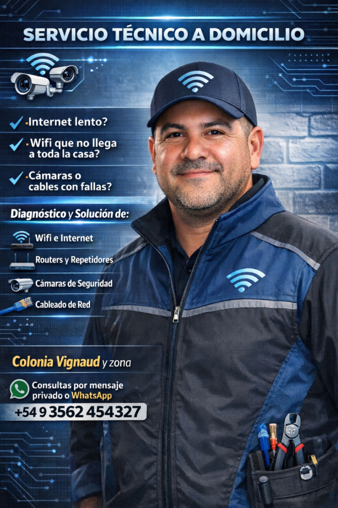 Soluciones en redes Lan, Wifi e instalación de cámaras de seguridad. Electricidad en general