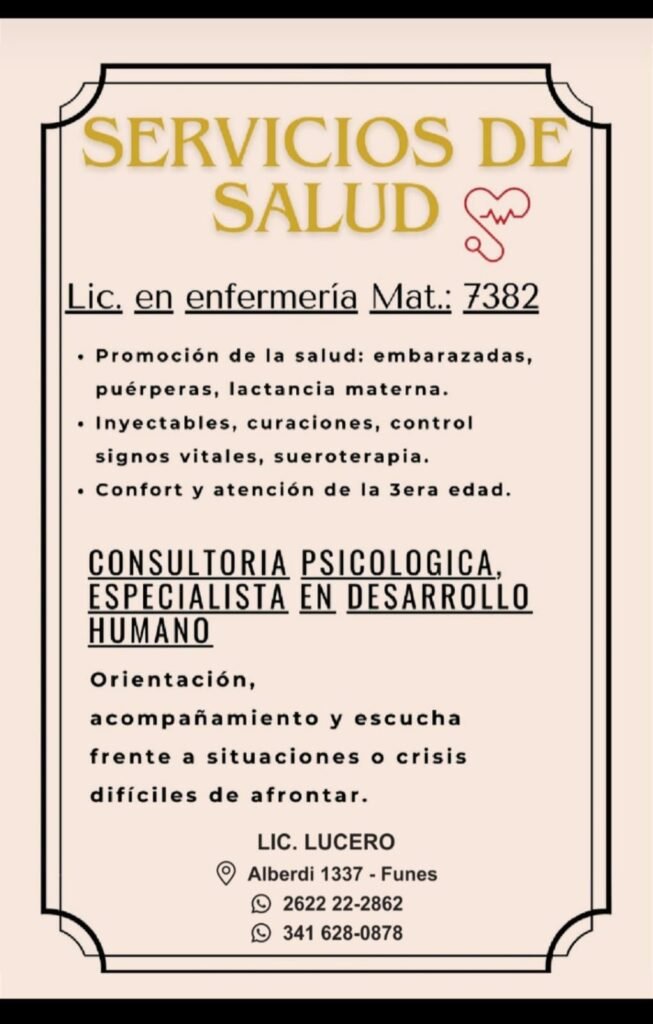 Licenciada en enfermería Counselo