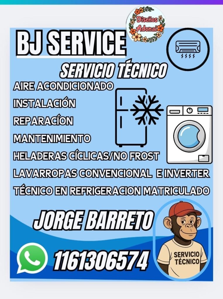Refrigeración, mantenimiento y reparación de lavarropas