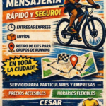 Mensajería y entrega de paquetes en bicicleta. Mensajería y entrega de paquetes en bicicleta.