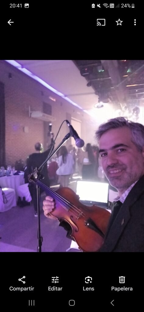 Violinista para tus eventos.