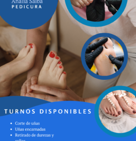 Pedicuria, arreglo de pies, corte de uñas, uñas encarnadas, pie diabético, durezas y callos.