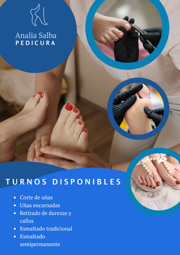 Pedicuria, arreglo de pies, corte