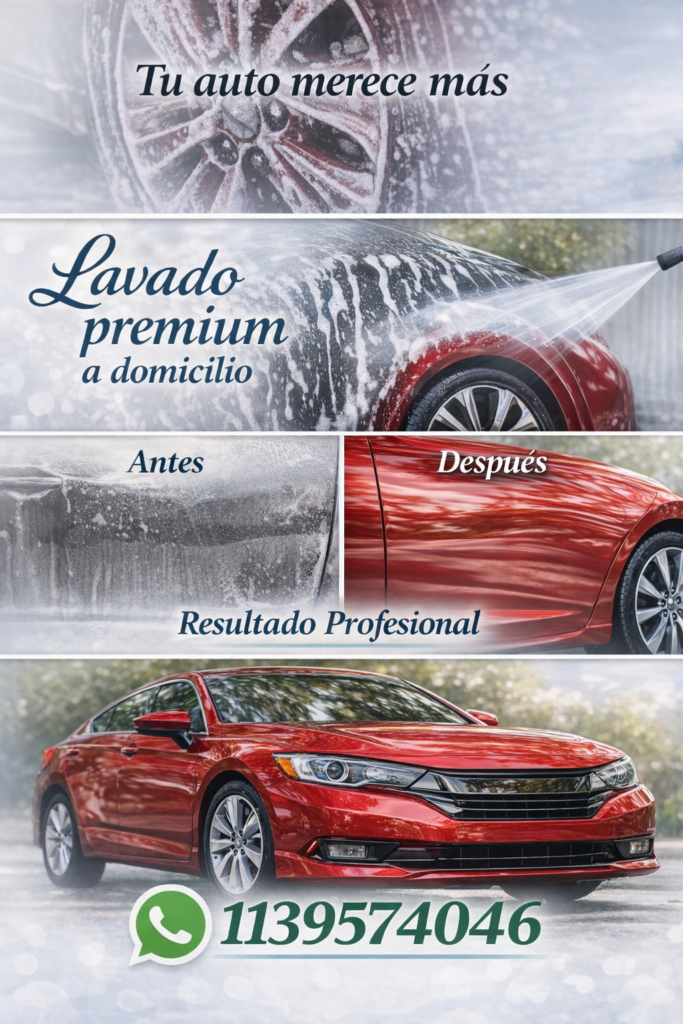 Lavado y limpieza de autos y casa