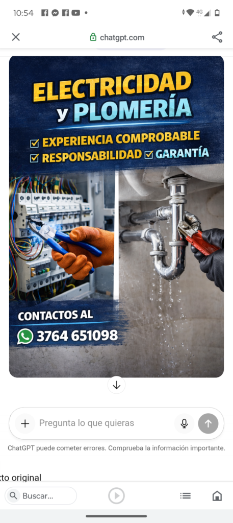 Electricidad y plomeria