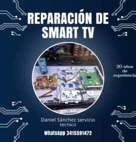 Arreglos de TV y electrónica, e Instalaciones eléctricas domiciliarias