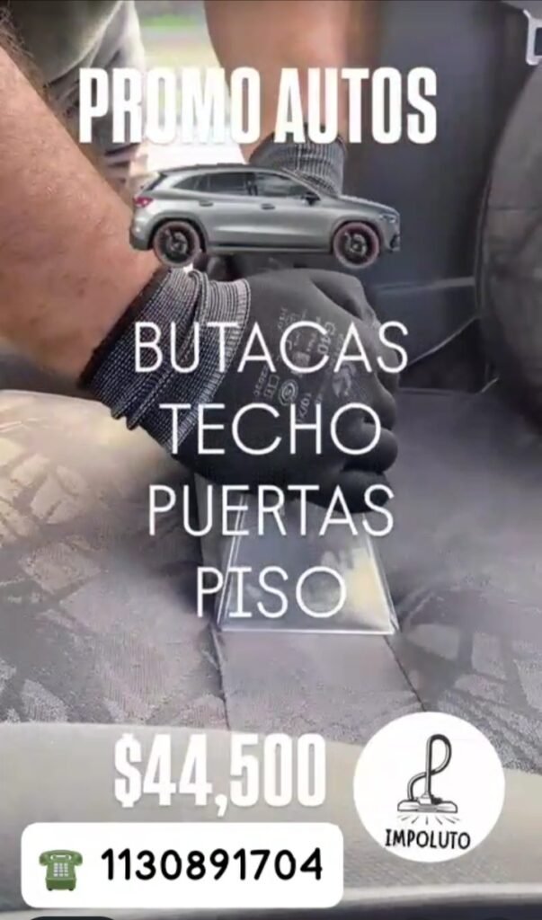 Impoluto/limpieza de tapizados