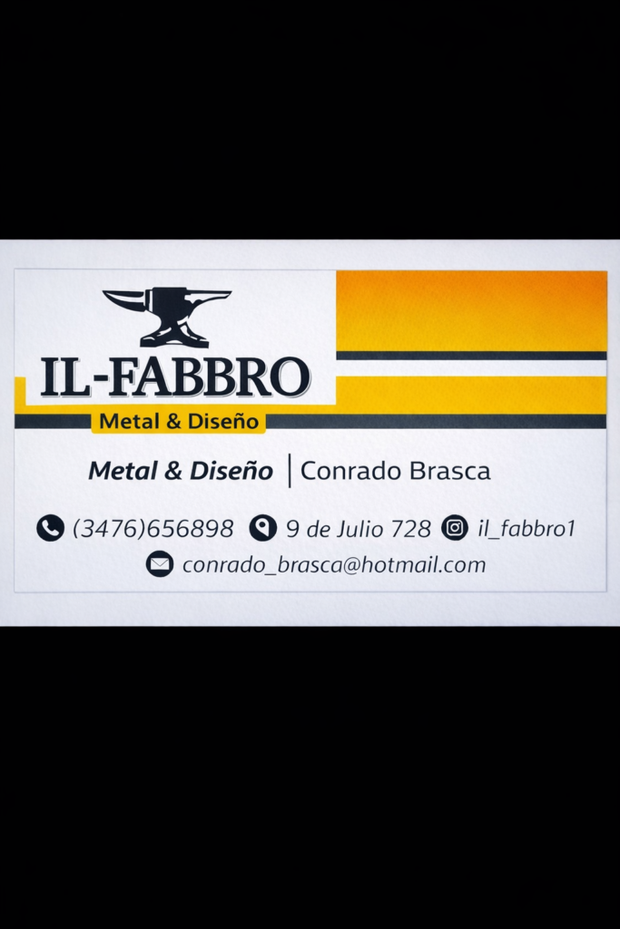 Il Fabbro Metal y Diseño