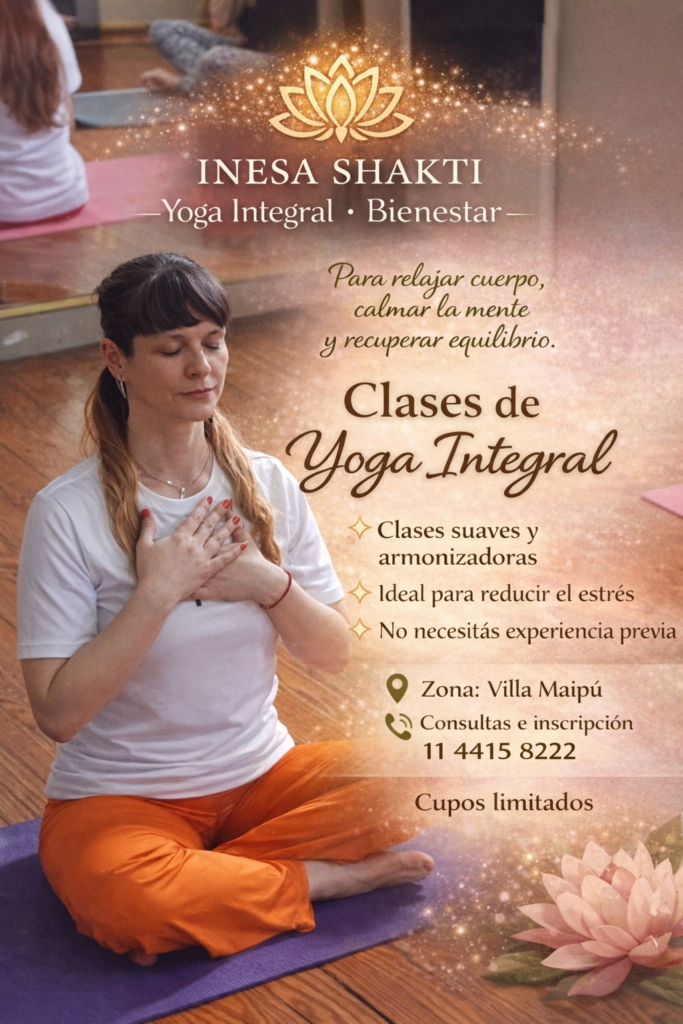 Instructora de yoga integral