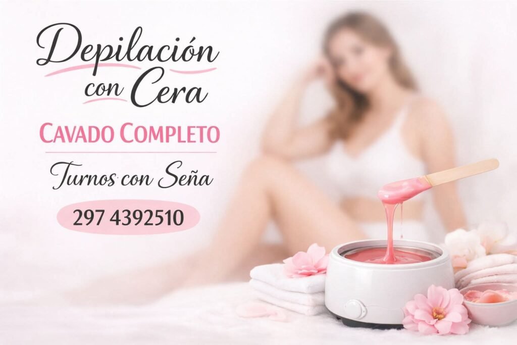Depilación con cera