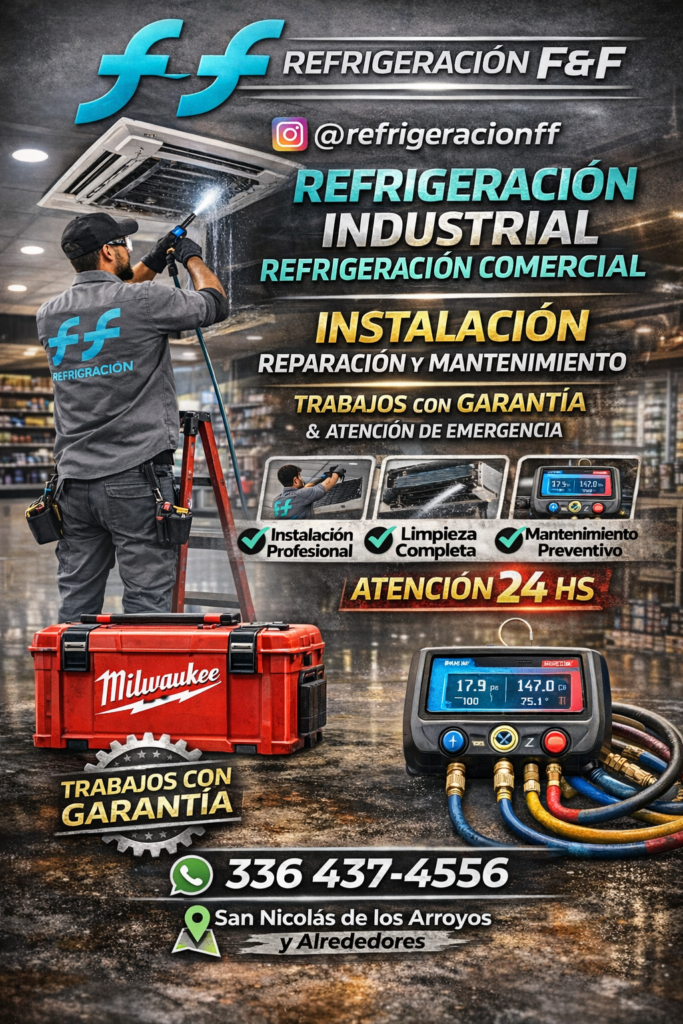 Refrigeración industrial comercial familiar
