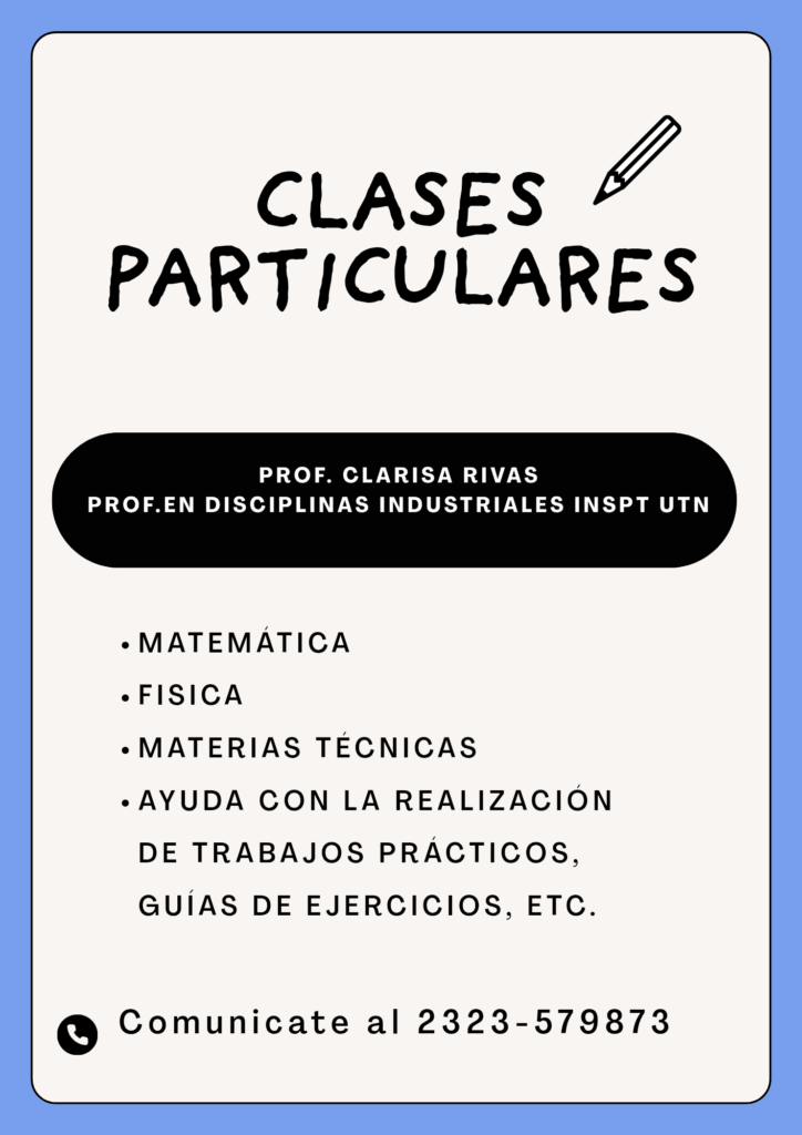 Clases particulares a domicilio
