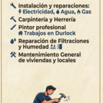 albañil – pintor – electricista – plomero