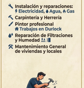 albañil – pintor – electricista – plomero