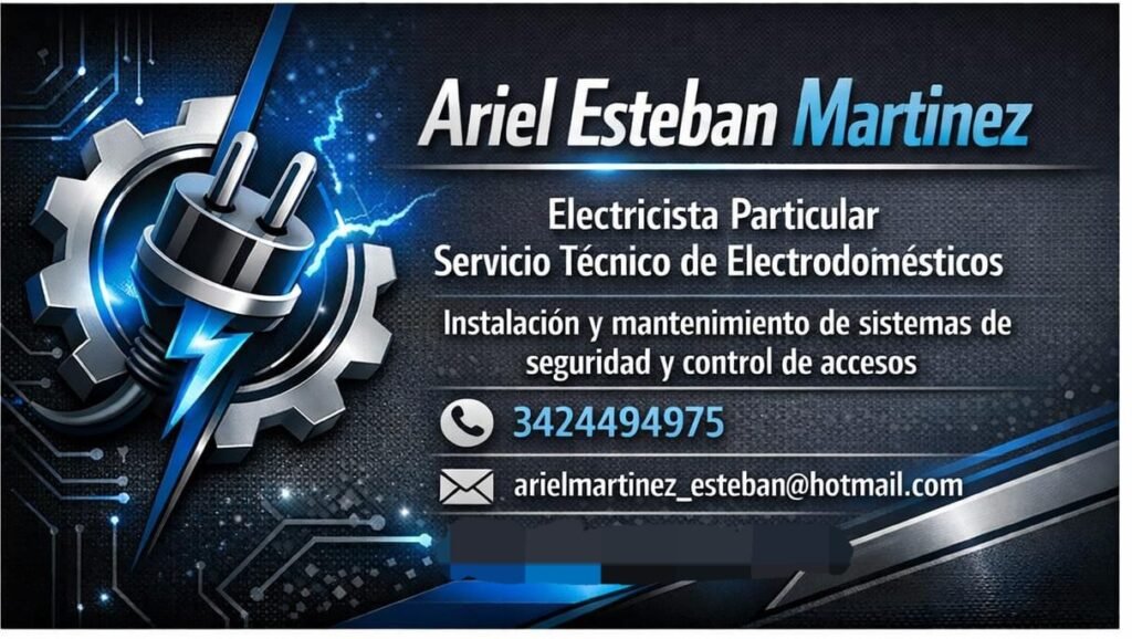 Ariel Martinez Electricista Residencial