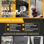 Gasista matriculado y plomero calefaccion.