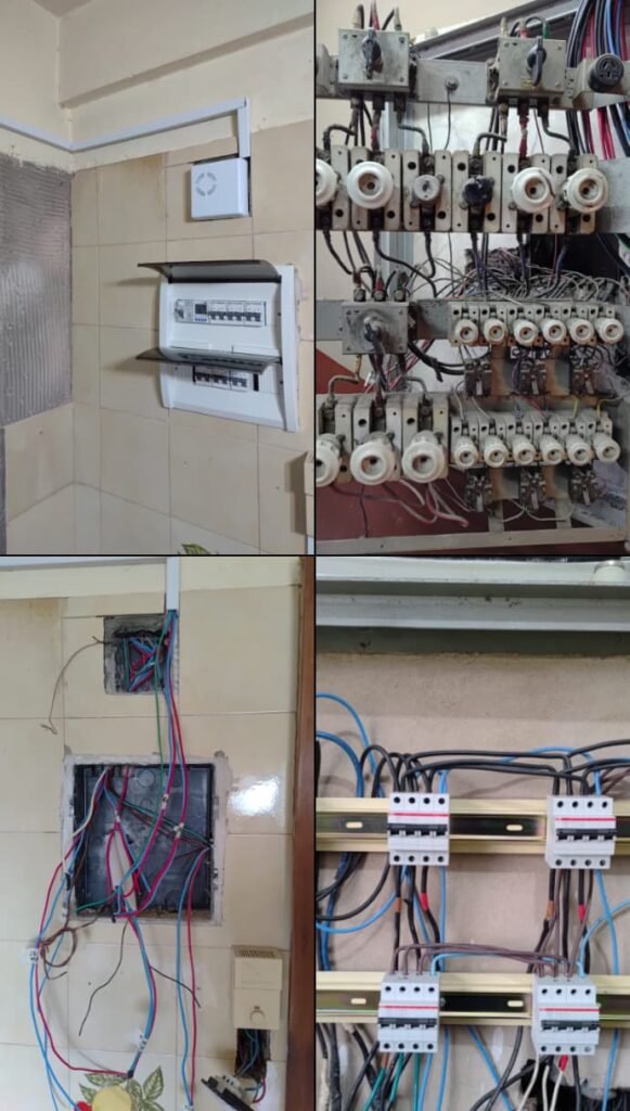 Electricista, herrero, técnico de