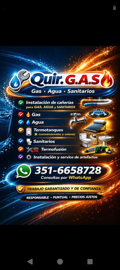 Plomería ,gas y cloacas