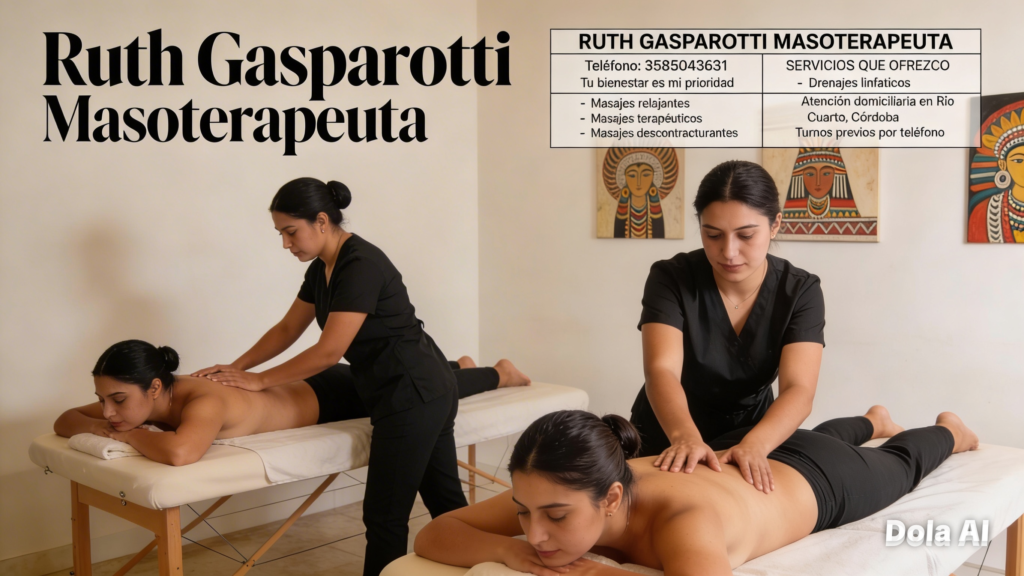 Masajes, terapia, rehabilitación