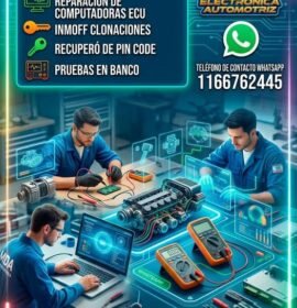 diagnòstico y reparaciòn de computadora automotriz ECU