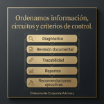 Diagnóstico de Control, Orden y Trazabilidad Operativa