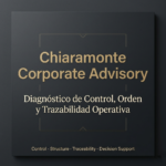 Diagnóstico de Control, Orden y Trazabilidad Operativa