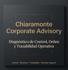 Diagnóstico de Control, Orden y Trazabilidad Operativa
