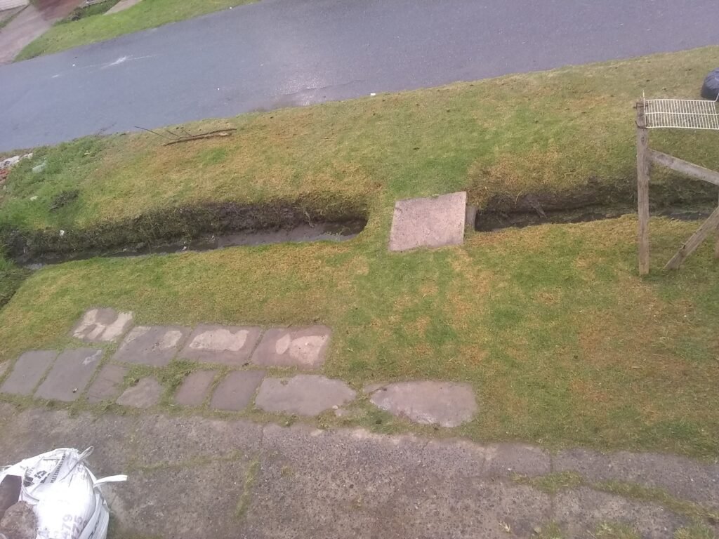 Corte de pasto y limpieza de zanj