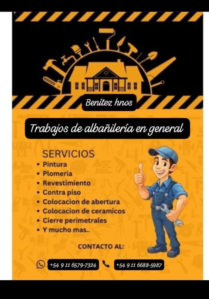 Albañilería en gral y pintura
