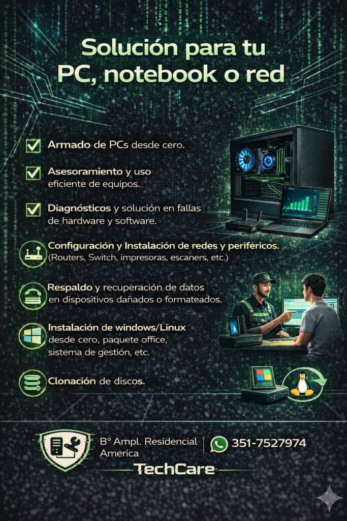 Servicio Técnico de PC y notebook